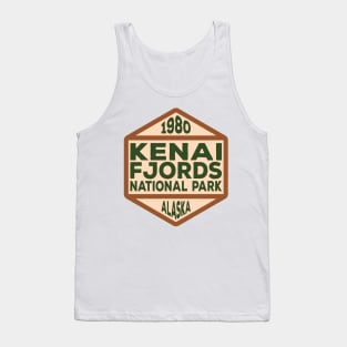 Kenai Fjords National Park badge Tank Top